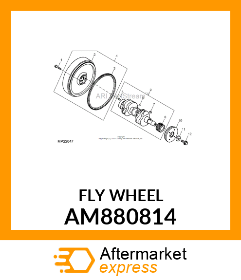 Flywheel AM880814