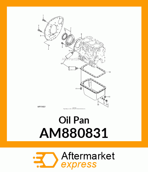 Oil Pan AM880831