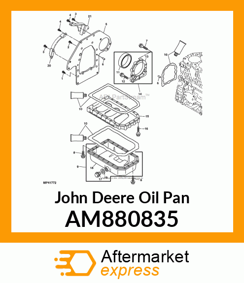 PAN ASSEMBLY, OIL AM880835