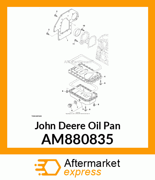 PAN ASSEMBLY, OIL AM880835