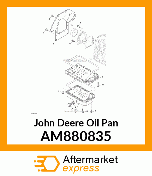 PAN ASSEMBLY, OIL AM880835