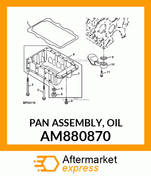PAN ASSEMBLY, OIL AM880870