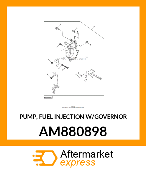 FUEL INJECTION PUMP AM880898