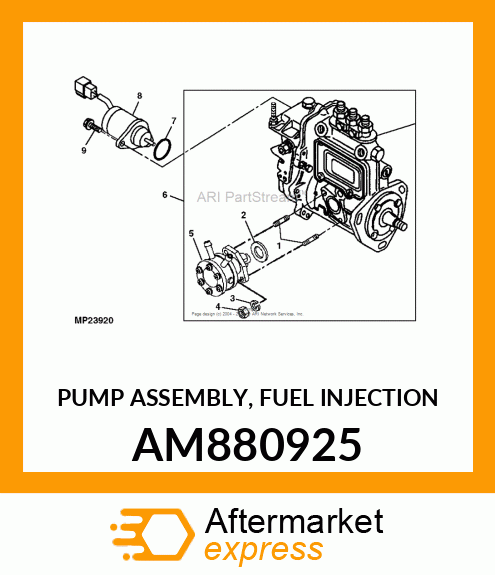 Fuel Injection Pump AM880925