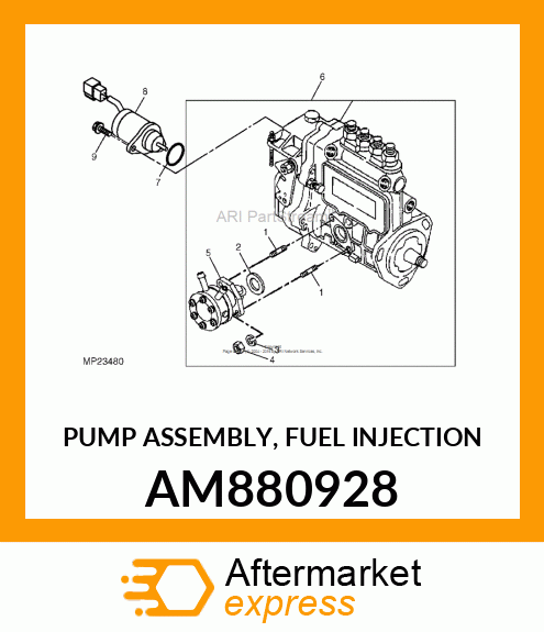 FUEL INJECTION PUMP, PUMP ASSEMBLY, AM880928