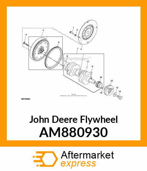 FLYWHEEL, ASSEMBLY AM880930