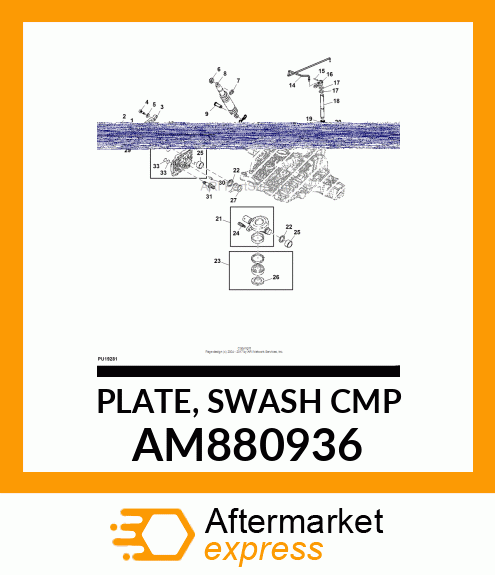 PLATE, SWASH (CMP) AM880936