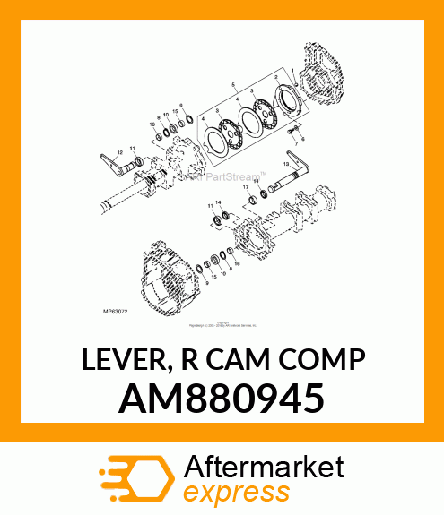 LEVER, R CAM COMP AM880945