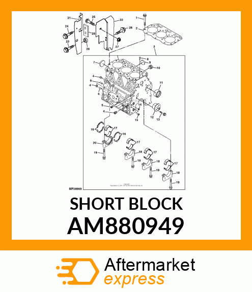 Short Block Assembly AM880949