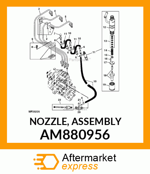 NOZZLE, ASSEMBLY AM880956