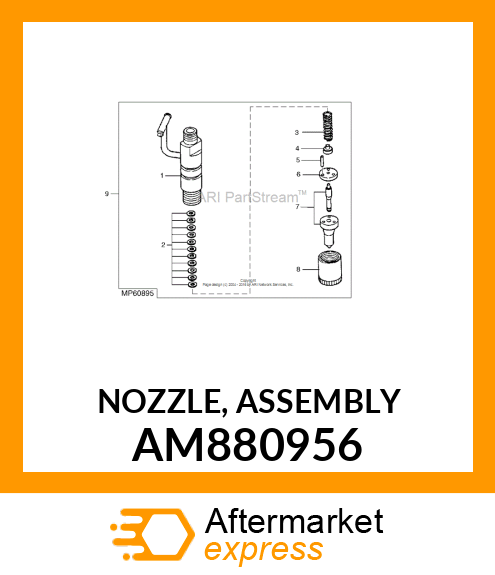 NOZZLE, ASSEMBLY AM880956