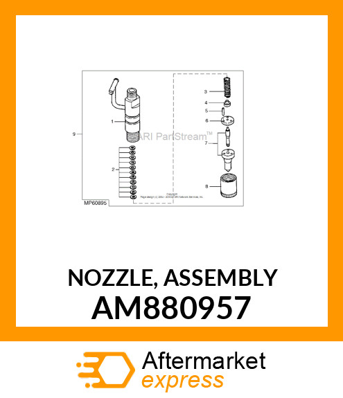 NOZZLE, ASSEMBLY AM880957