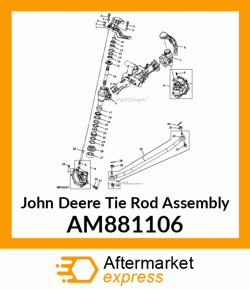 TIE ROD,COMP AM881106