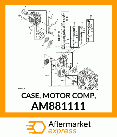 CASE, MOTOR COMP, AM881111