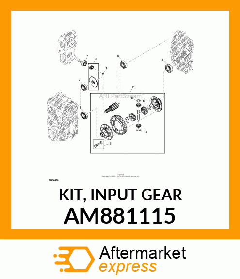 KIT, INPUT GEAR AM881115