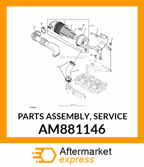 PARTS ASSEMBLY, SERVICE AM881146