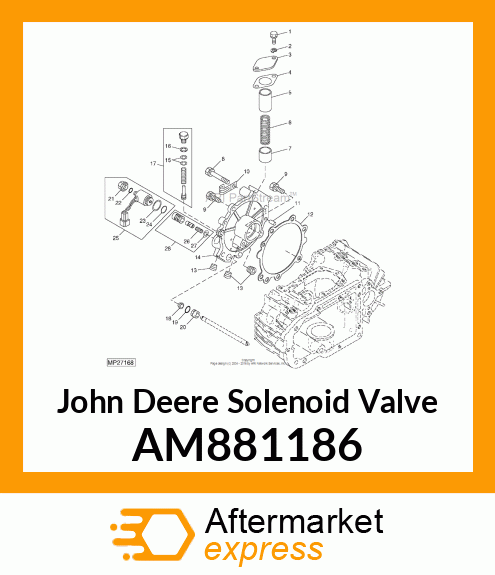 SOLENOID VALVE, VALVE, SOLENOID COM AM881186