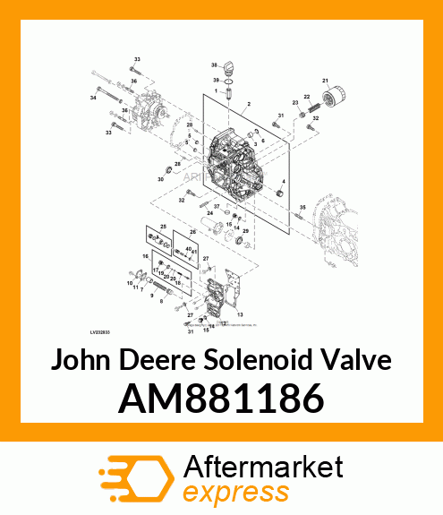 SOLENOID VALVE, VALVE, SOLENOID COM AM881186