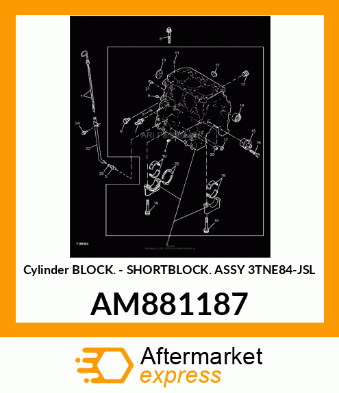 Cylinder Block AM881187