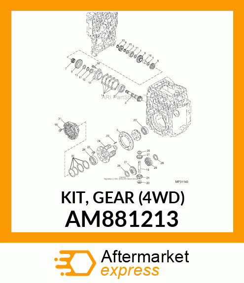 Gear Kit AM881213