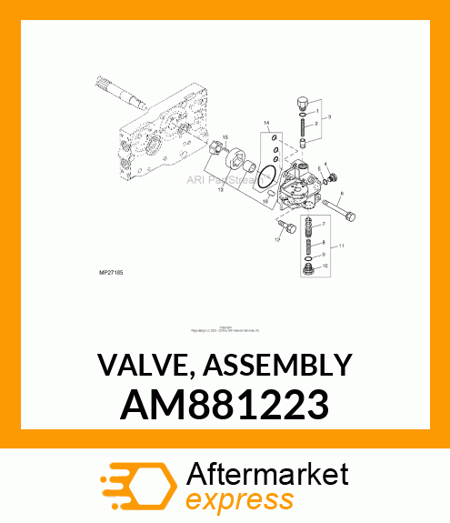 VALVE, ASSEMBLY AM881223