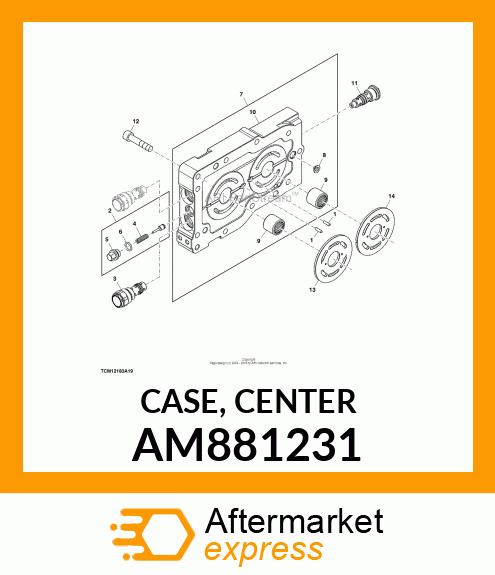 CASE, CENTER AM881231