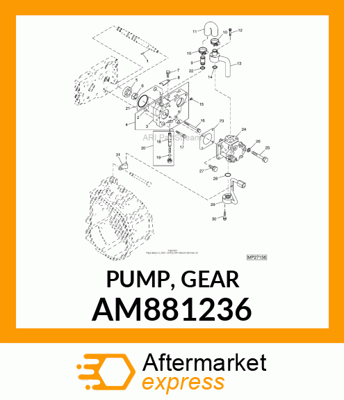 PUMP, GEAR AM881236