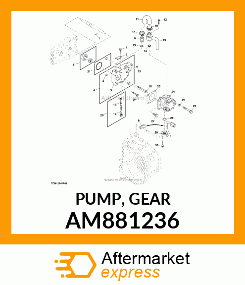 PUMP, GEAR AM881236