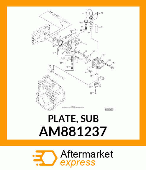 PLATE, SUB AM881237