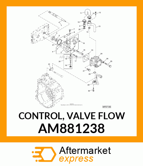 CONTROL, VALVE FLOW AM881238