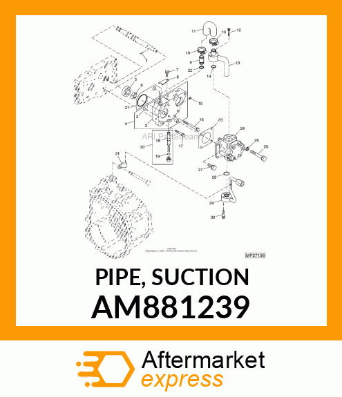PIPE, SUCTION AM881239