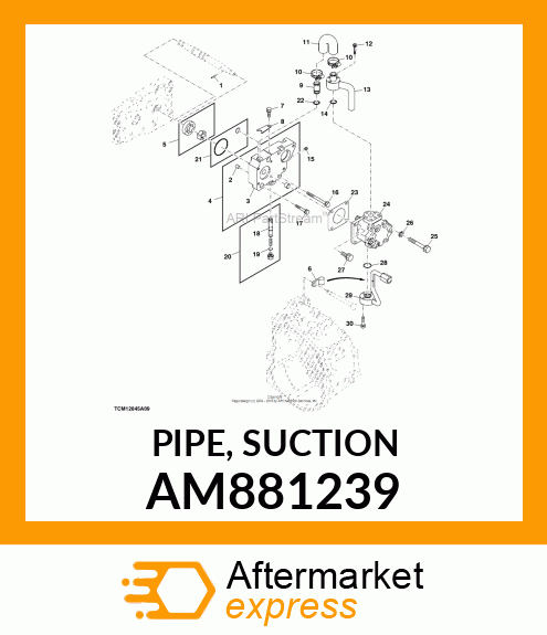 PIPE, SUCTION AM881239