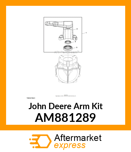 ARM KIT, KIT, L STEERING ARM AM881289