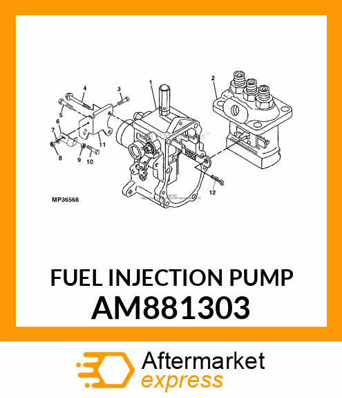 Fuel Injection Pump AM881303