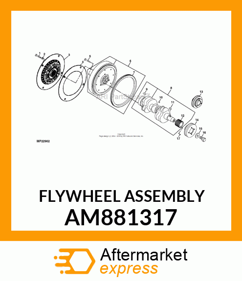Flywheel AM881317