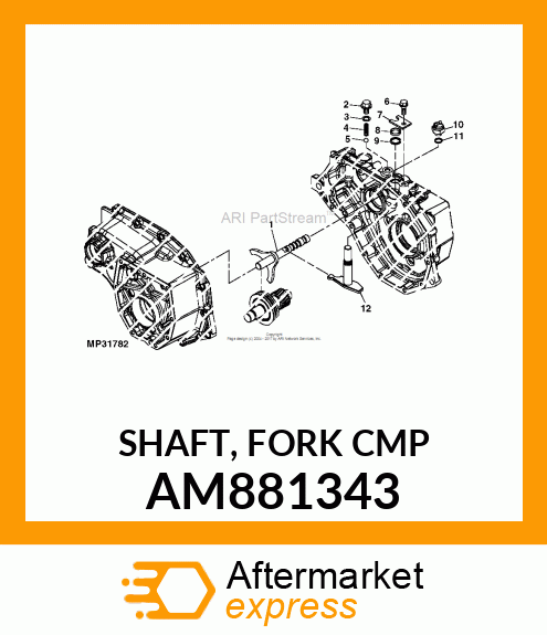 SHAFT, FORK CMP AM881343