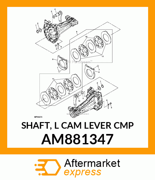 SHAFT, L CAM LEVER CMP AM881347