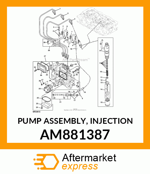 Fuel Injection Pump AM881387