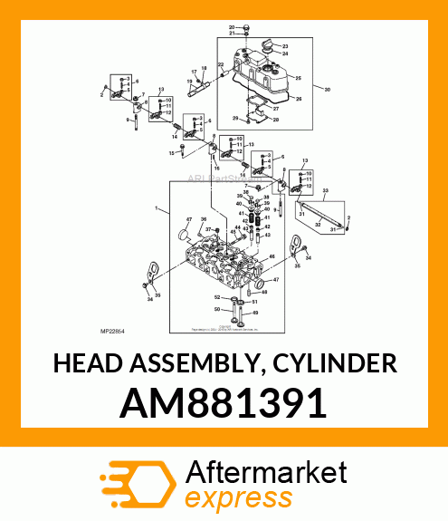 Cylinder Head AM881391
