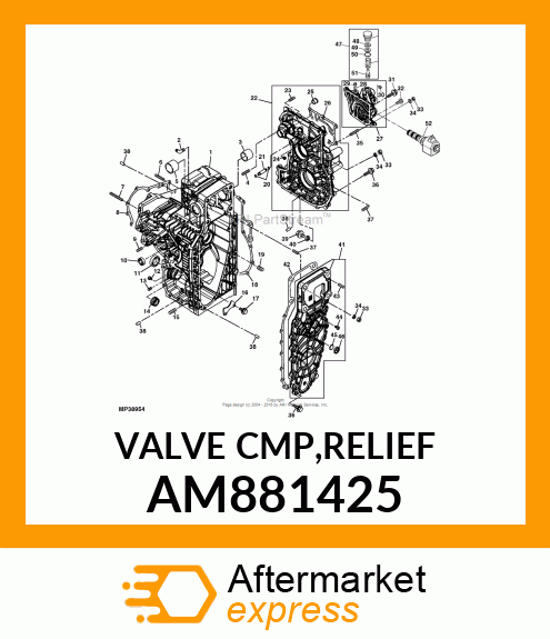 VALVE CMP,RELIEF AM881425