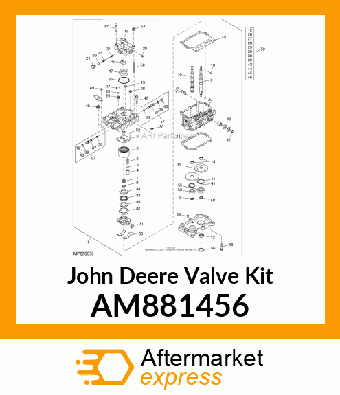 KIT, BYPASS VALVE AM881456