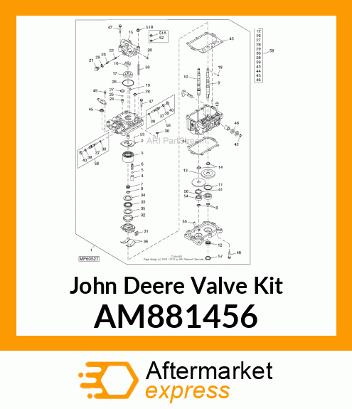 KIT, BYPASS VALVE AM881456