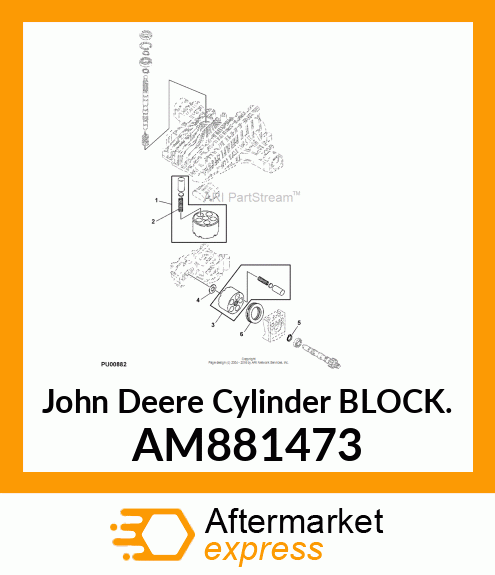 BLOCK ASSEMBLY, CYLINDER AM881473