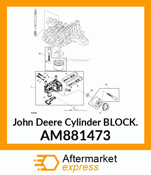 BLOCK ASSEMBLY, CYLINDER AM881473