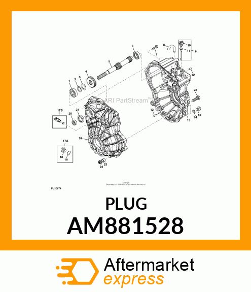 PLUG, SPEED SENSOR, 3/4 AM881528