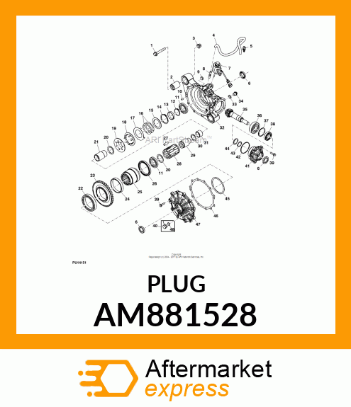 PLUG, SPEED SENSOR, 3/4 AM881528