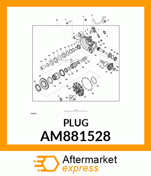 PLUG, SPEED SENSOR, 3/4 AM881528