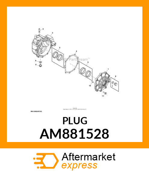 PLUG, SPEED SENSOR, 3/4 AM881528