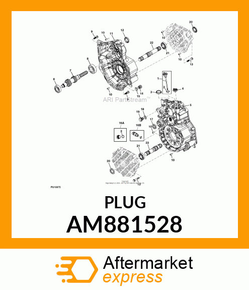 PLUG, SPEED SENSOR, 3/4 AM881528