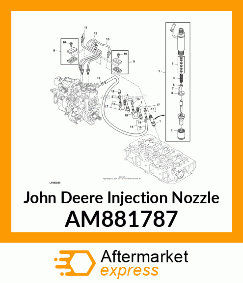 INJECTOR, FUEL (WBG) AM881787